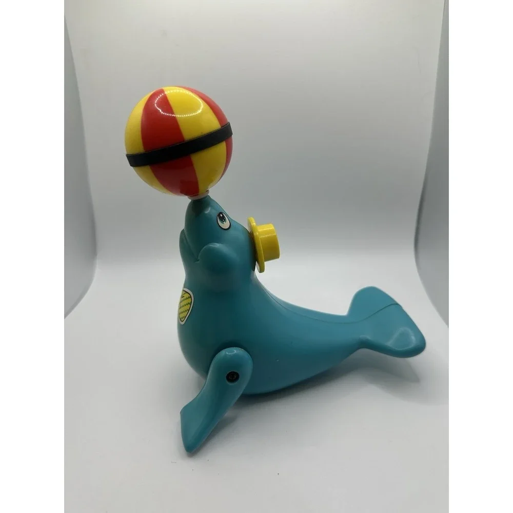 Actions Toys Battery Operated Funny Seal Toy 1992 Manley toys‎ WORKING